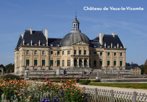 Château de Vaux-le-Vicomte, magnifique monument historique à visiter près du camping.