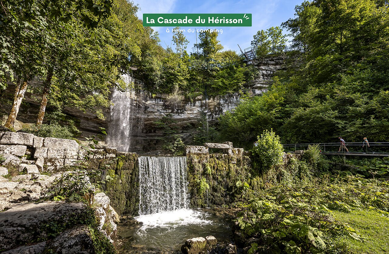Cascade du H�risson, site naturel impressionnant pr�s de Clairvaux-les-Lacs, Jura.
