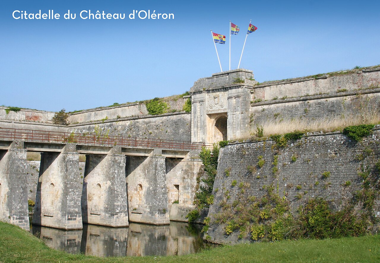 Citadelle du Ch�teau d'Ol�ron, un site historique � visiter pr�s du camping.
