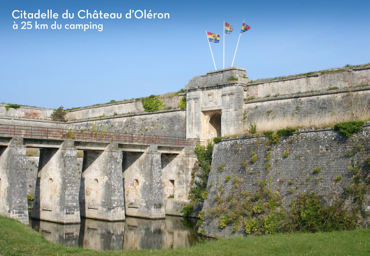 Citadelle du Ch�teau d'Ol�ron, monument historique � visiter pr�s du camping.
