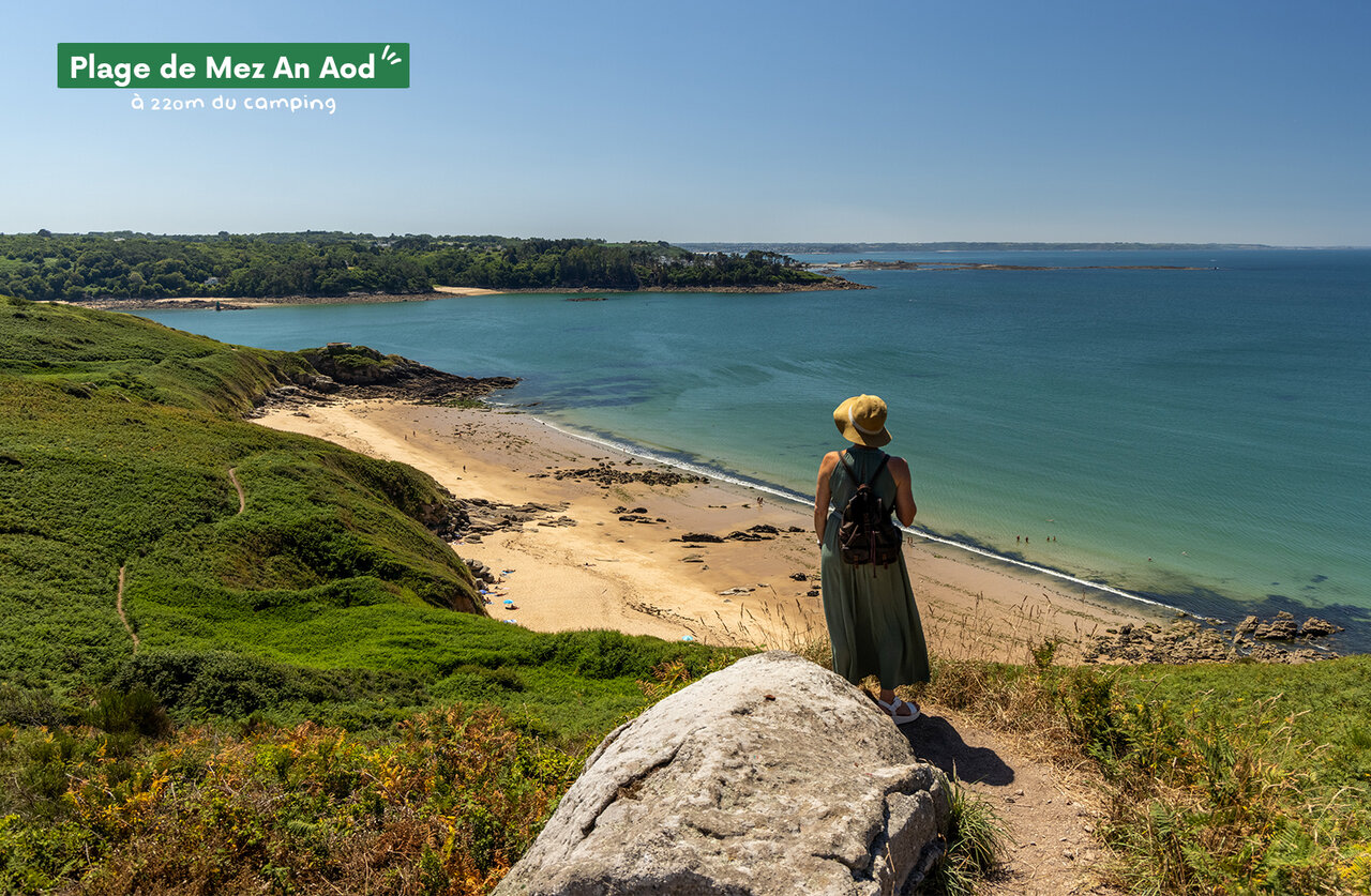 Plage de Mez An Aod, magnifique c�te bretonne pr�s de Lannion.