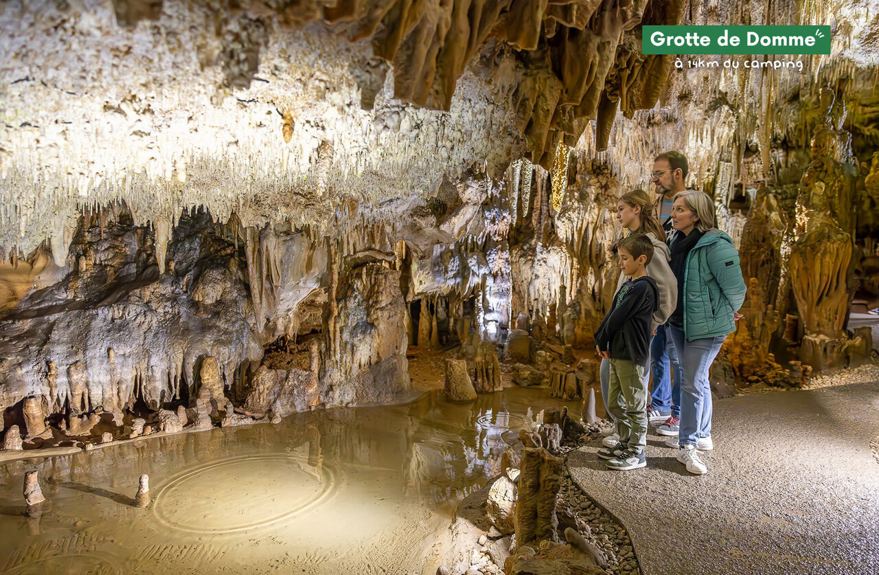 Grotte de Domme, merveille naturelle � visiter pr�s de Domme en Dordogne.