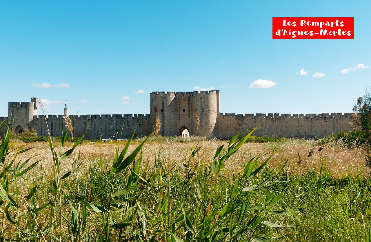 Remparts historiques d'Aigues-Mortes, un lieu � visiter pr�s du camping.
