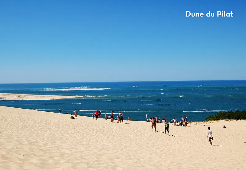 Dune du Pilat, site naturel exceptionnel � visiter pr�s de Cazaux, Gironde.