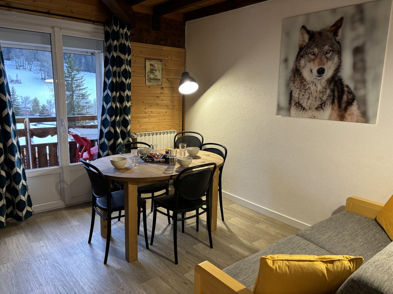 Int�rieur Mobil-home au camping CAPFUN Plan du Fernuy � LA CLUSAZ.