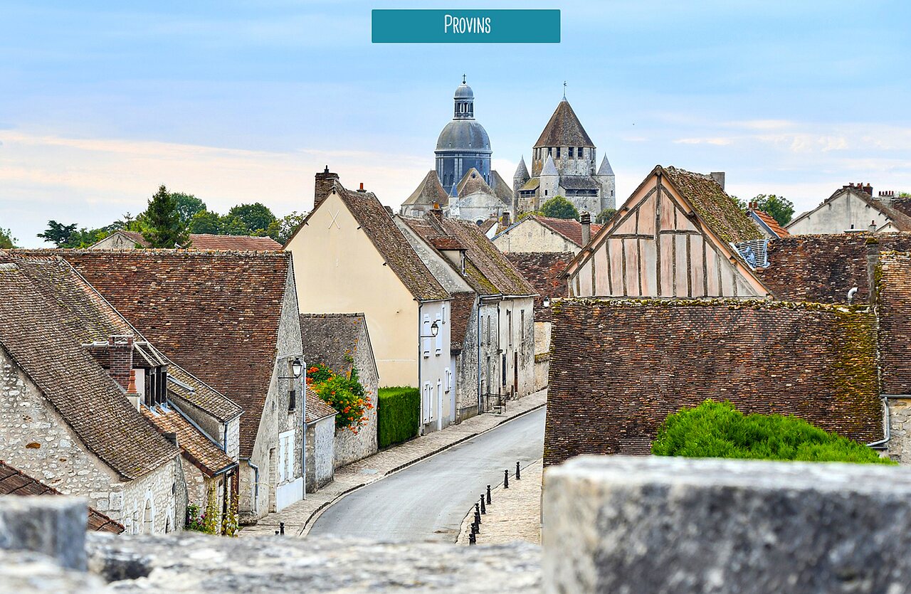 Vieille ville m�di�vale de Provins, patrimoine historique � visiter pr�s du camping.