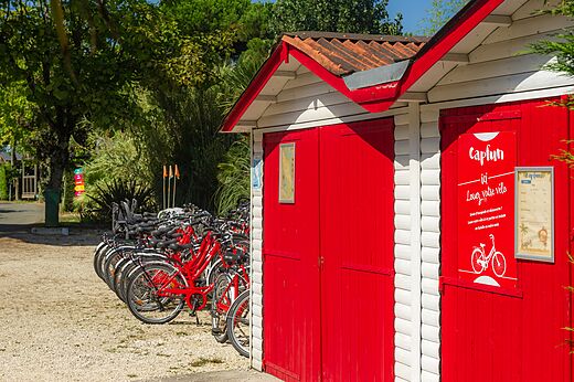 Location de v�los pour adultes et enfants au camping CAPFUN Quatre Vents d'Ol�ron � St Georges d'Ol�ron (17).