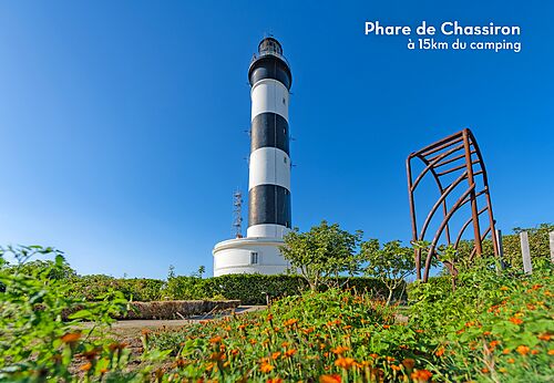 Phare de Chassiron, monument historique � visiter sur l'�le d'Ol�ron.