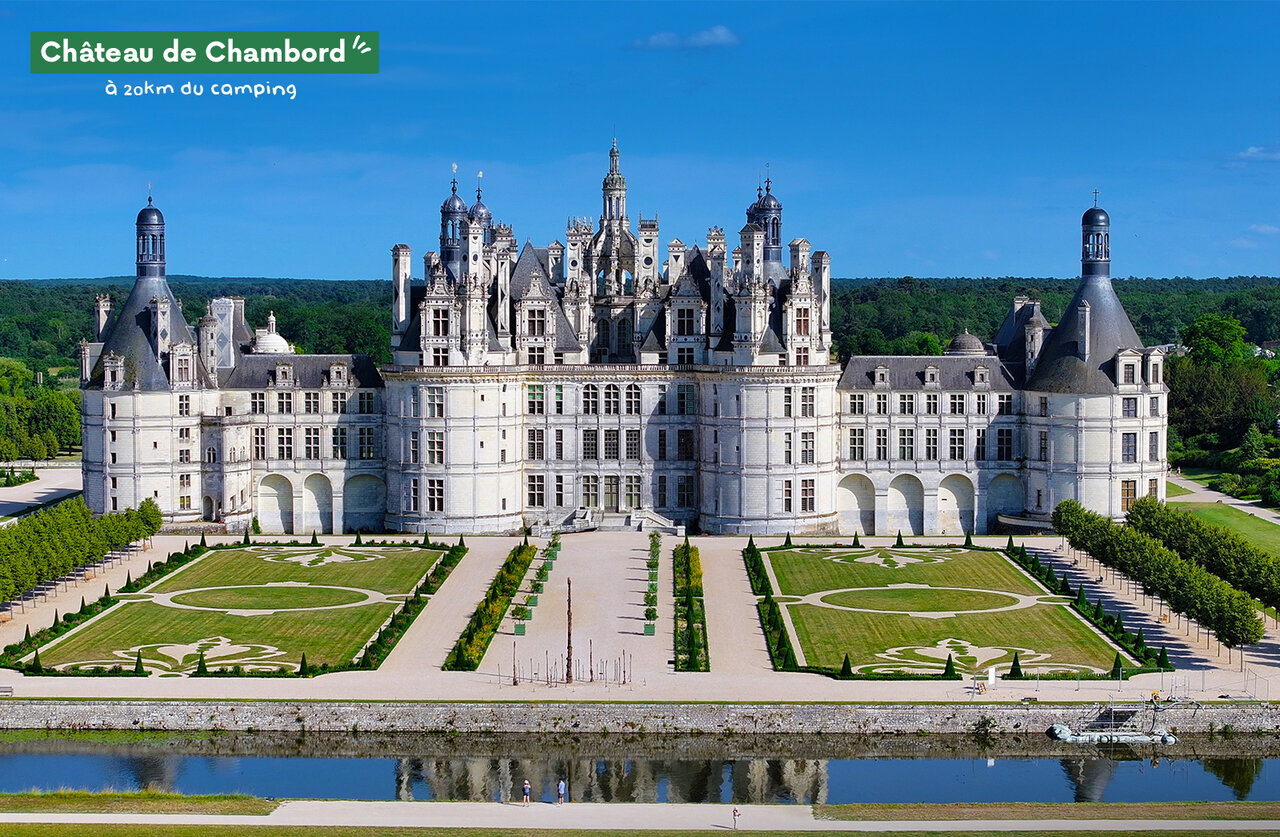 Ch�teau de Chambord, majestueux monument historique de la Loire, � visiter pr�s de Cheverny.