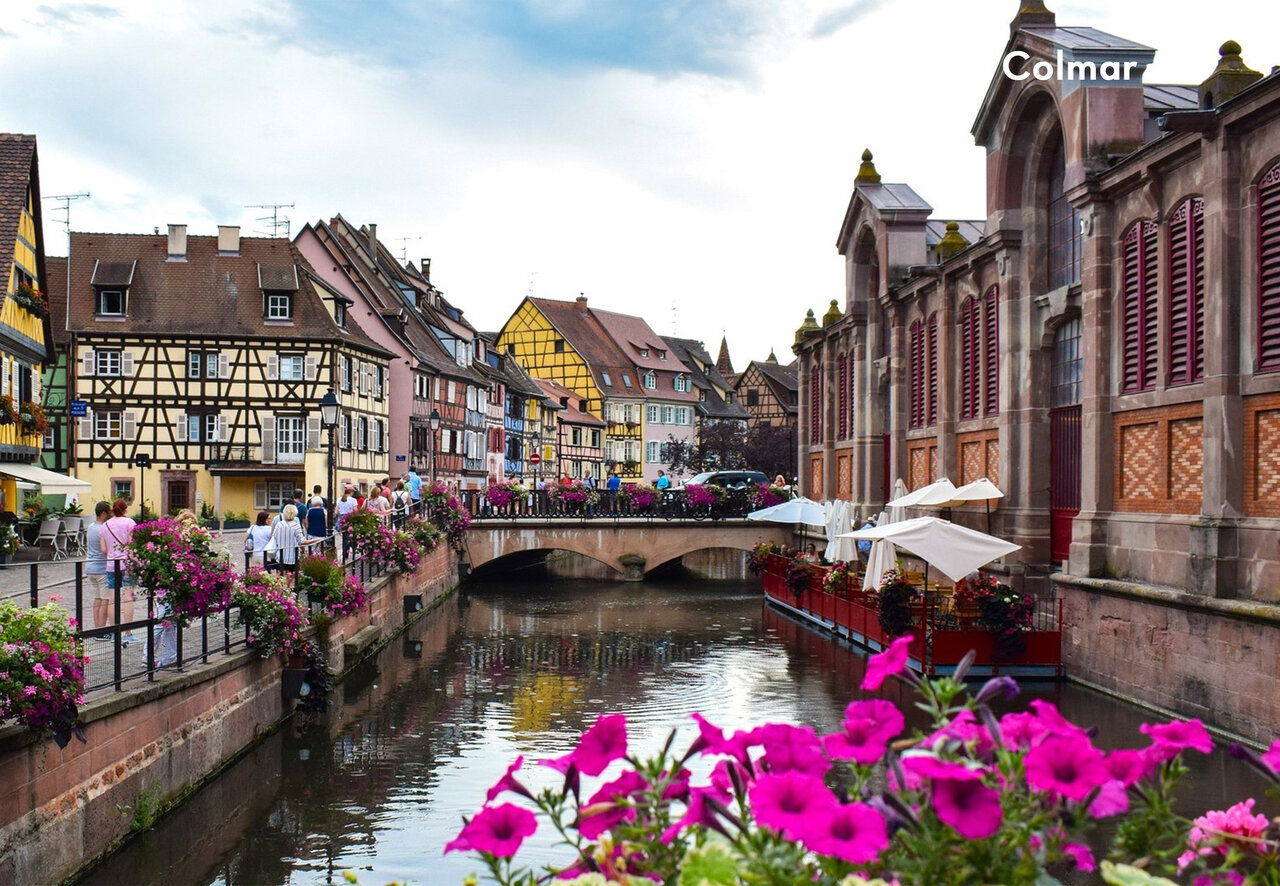 La Petite Venise de Colmar, maisons color�es et canaux fleuris en Alsace.
