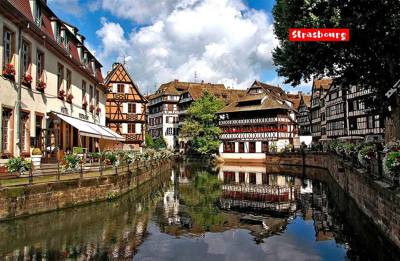 Quartier historique de la Petite France � Strasbourg, un lieu � visiter en Alsace.