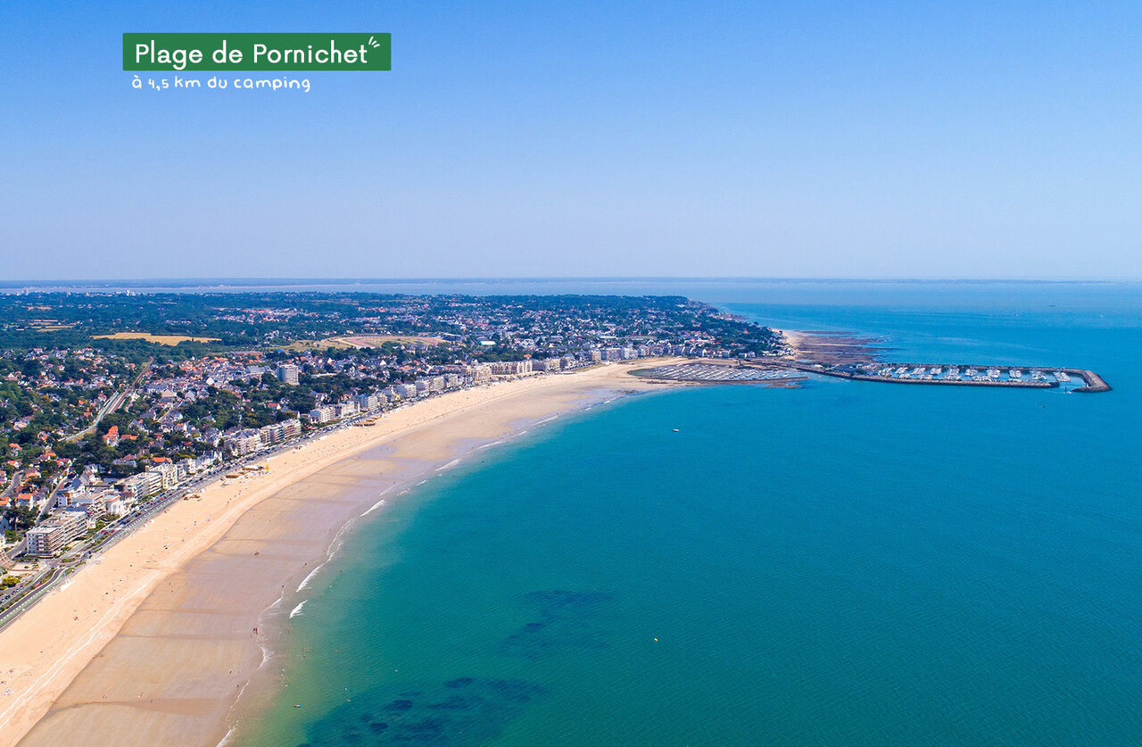 Longue plage de sable fin de Pornichet, Loire-Atlantique, � visiter absolument.